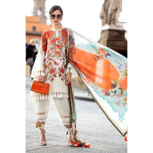 Arancia 8-A (3Pc) Sana Safinaz Luxury Lawn