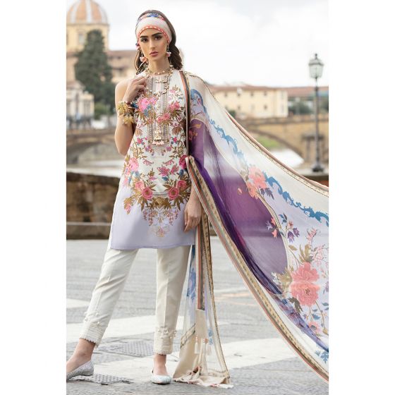 Mazzo 8-B (3Pc) Sana Safinaz Luxury Lawn