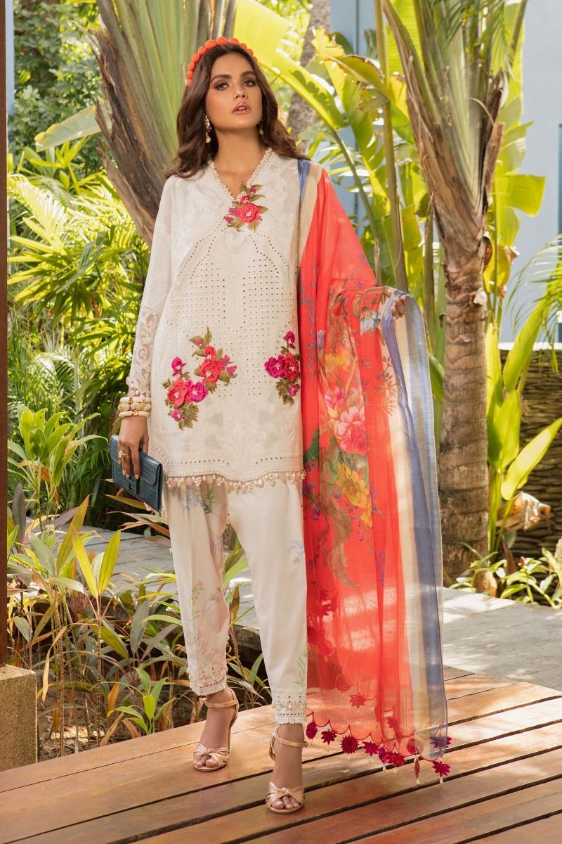 L201-012A-CQ (3Pcs) | Sana Safinaz | Luxury Lawn'20