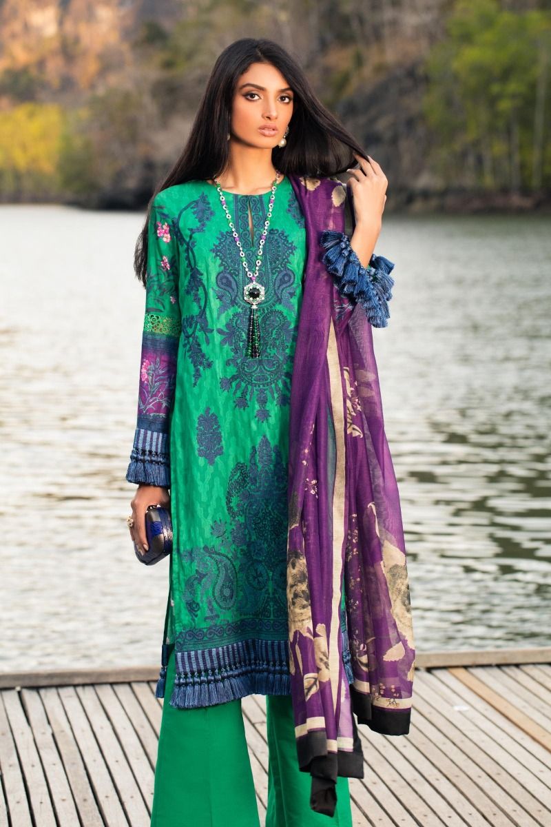 L201-013A-AR (3Pcs) | Sana Safinaz | Luxury Lawn'20