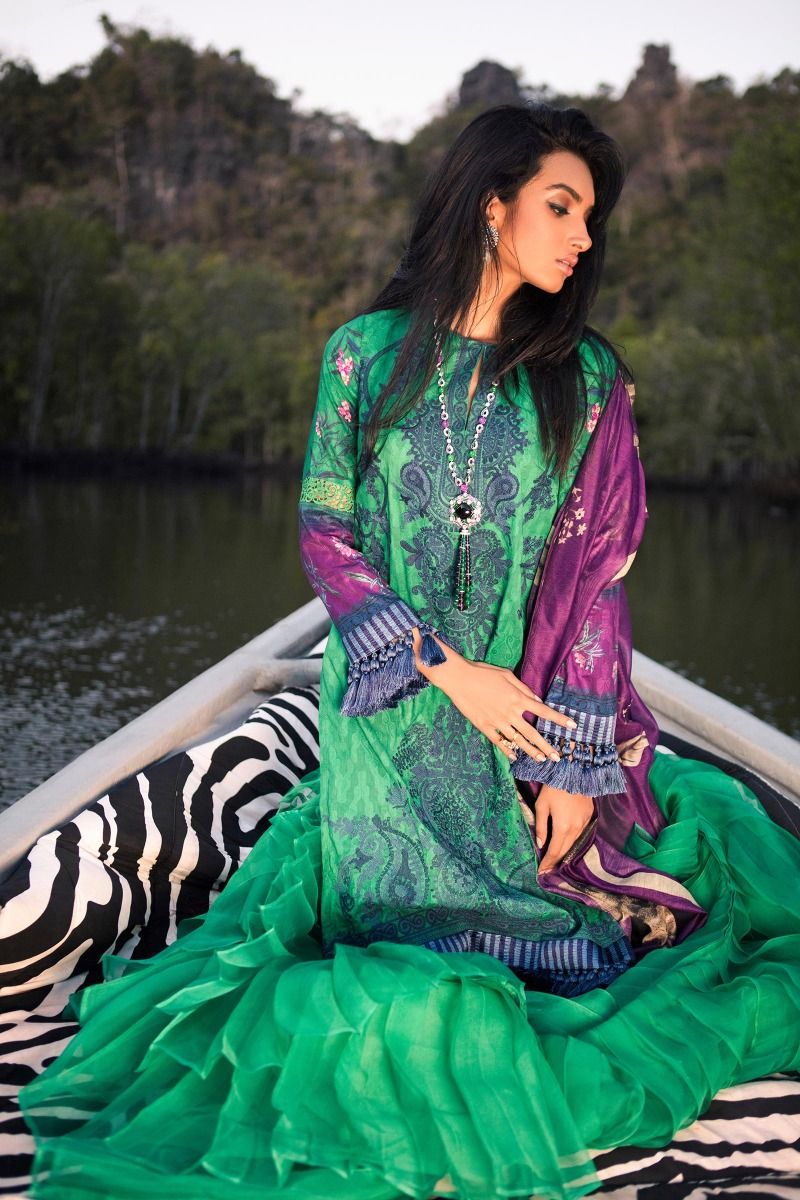 L201-013A-AR (3Pcs) | Sana Safinaz | Luxury Lawn'20