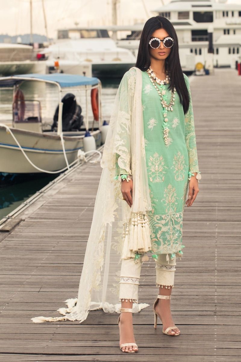 L201-015B-CJ (3Pcs) | Sana Safinaz | Luxury Lawn'20