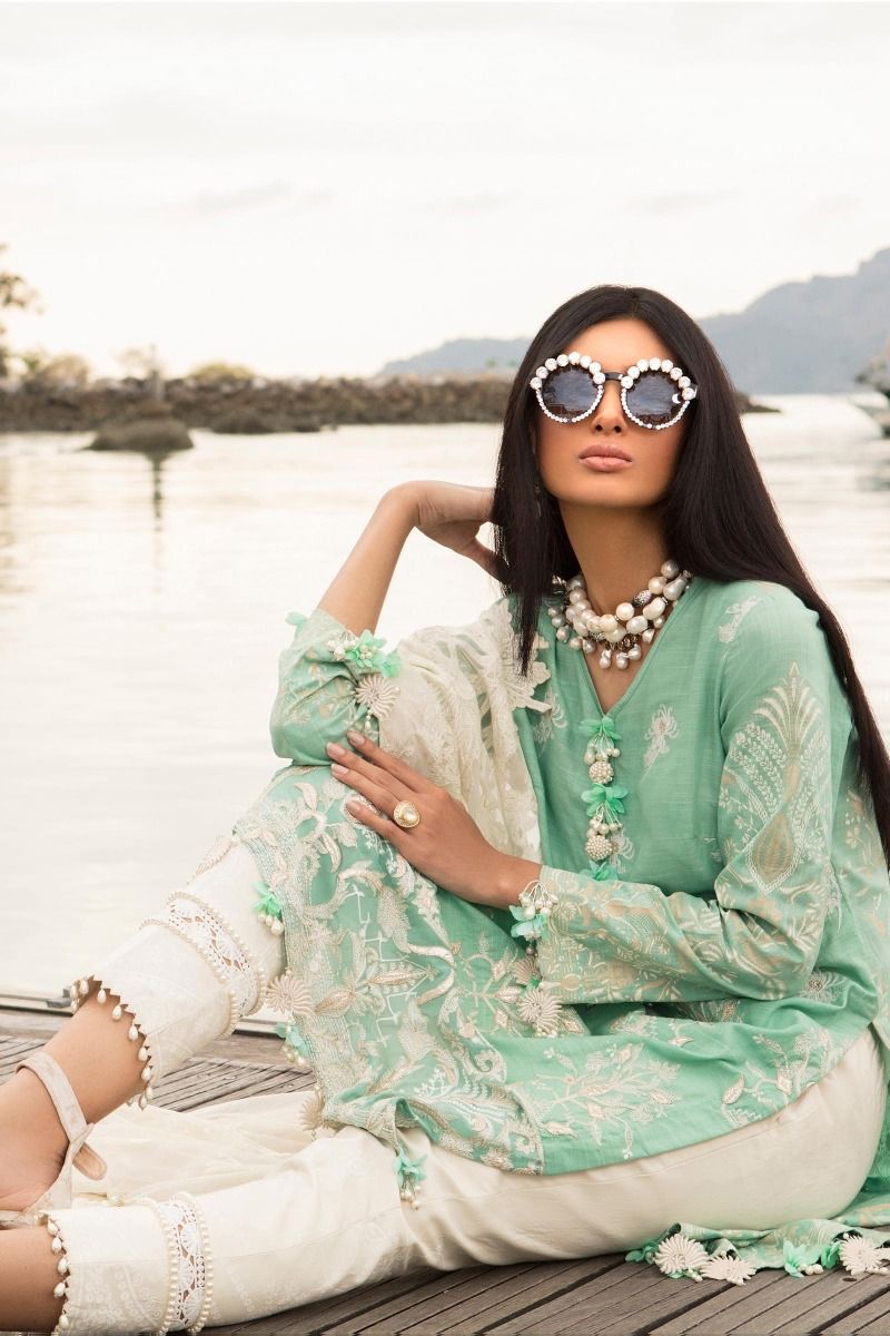 L201-015B-CJ (3Pcs) | Sana Safinaz | Luxury Lawn'20