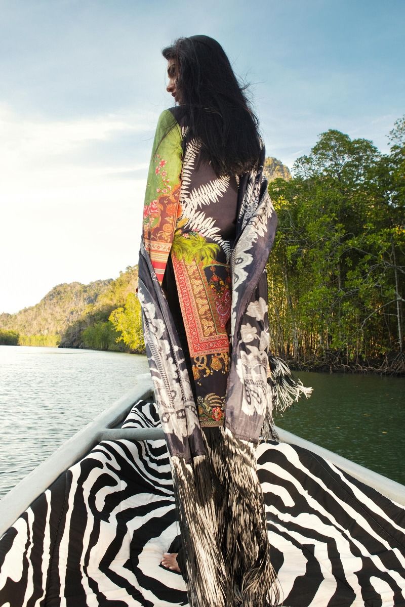 L201-002A-CK (3Pcs) | Sana Safinaz | Luxury Lawn'20