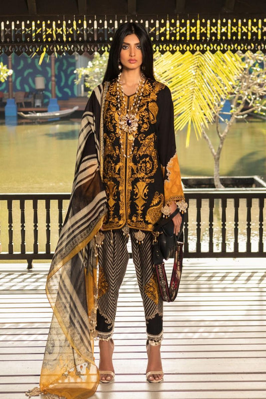 L201-007B-AR (3Pcs) | Sana Safinaz | Luxury Lawn'20