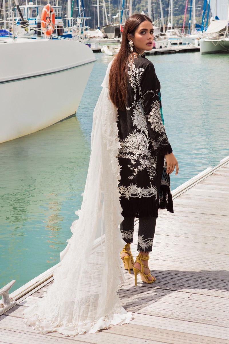 L201-009A-AJ (3Pcs) | Sana Safinaz | Luxury Lawn'20