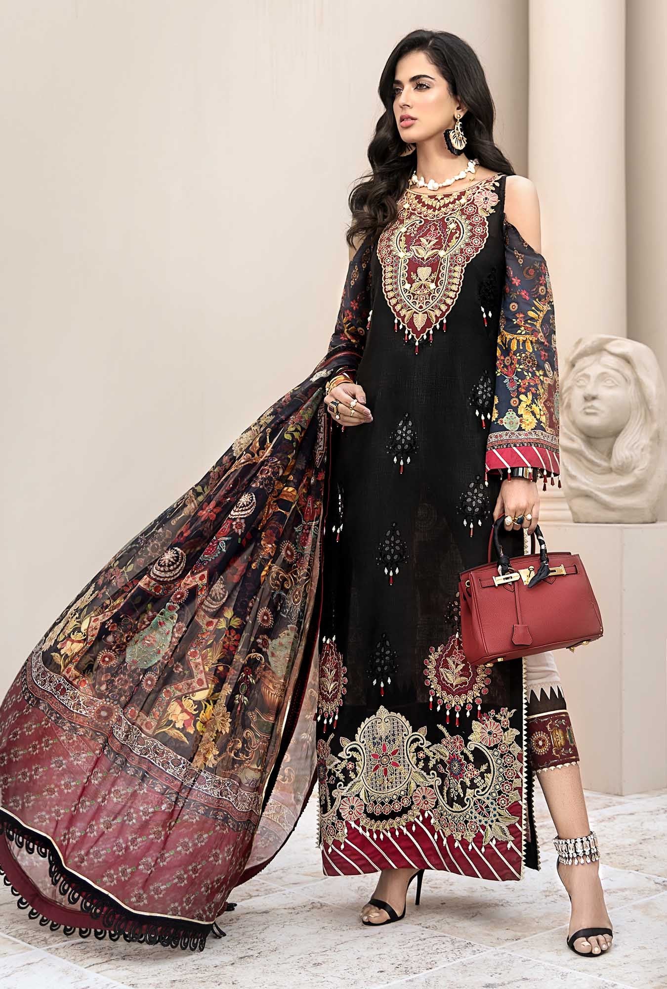 Glamma-D12-A | Noor by Saadia Asad | Luxury Lawn'20