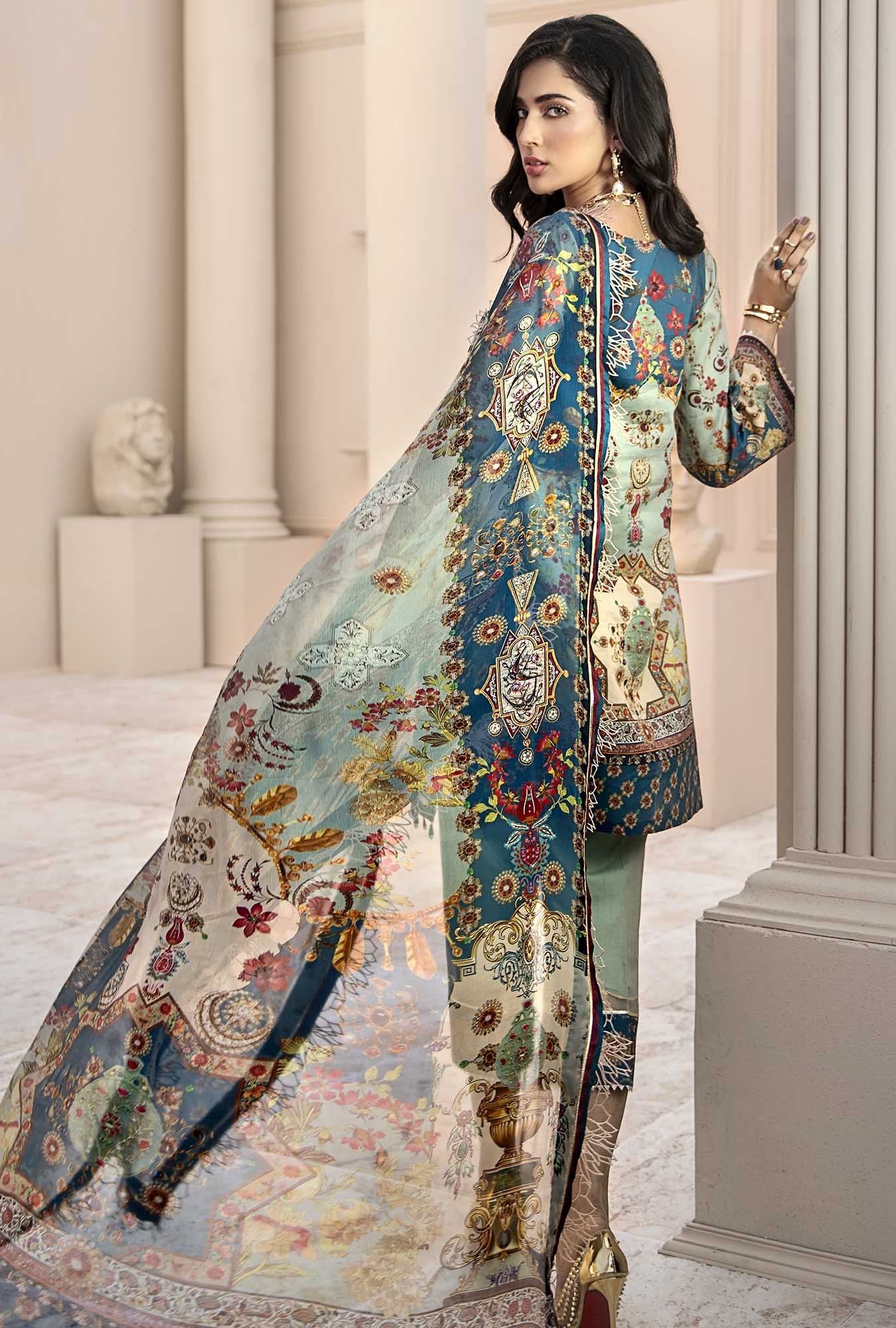 Glamma-D12-B | Noor by Saadia Asad | Luxury Lawn'20