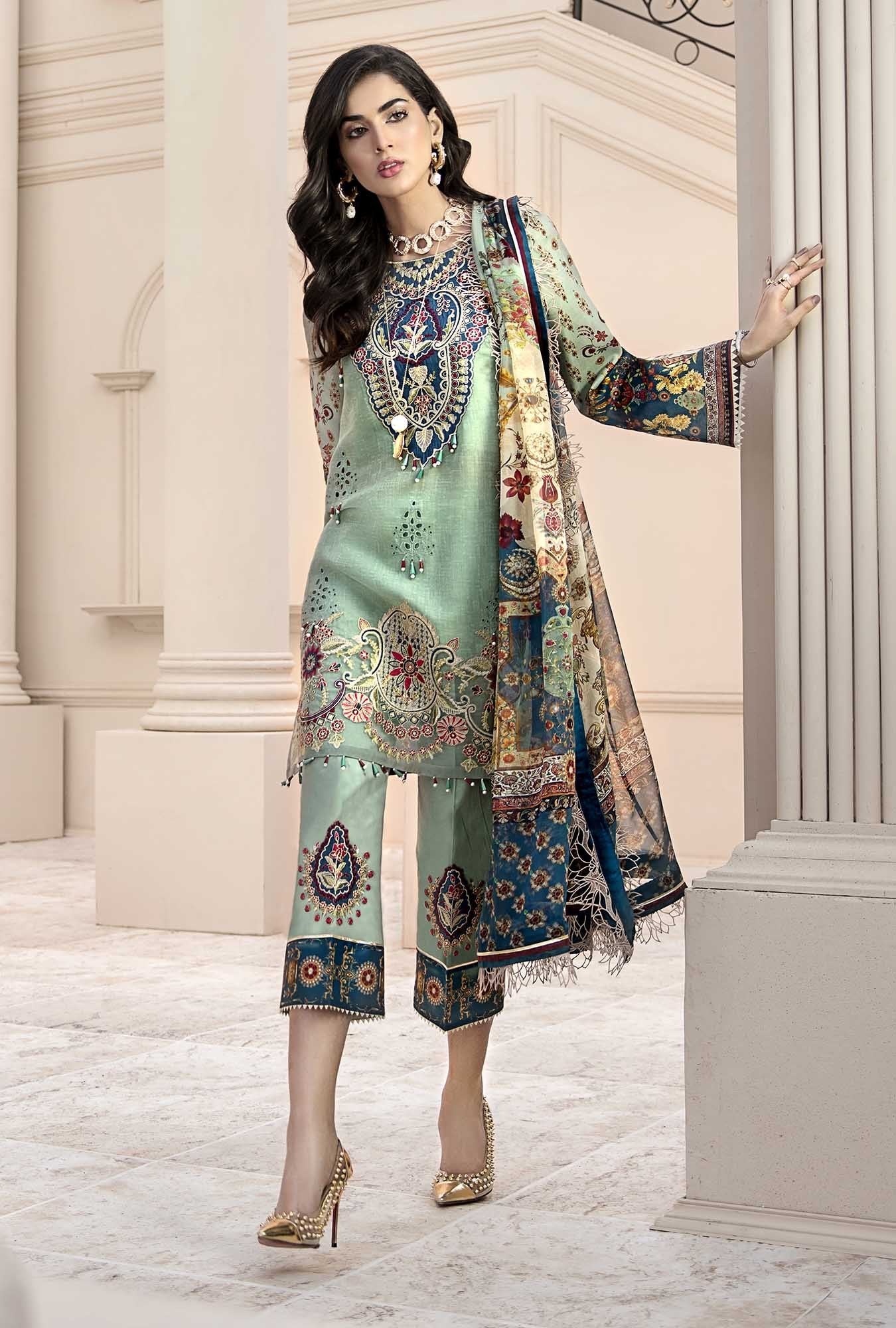Glamma-D12-B | Noor by Saadia Asad | Luxury Lawn'20