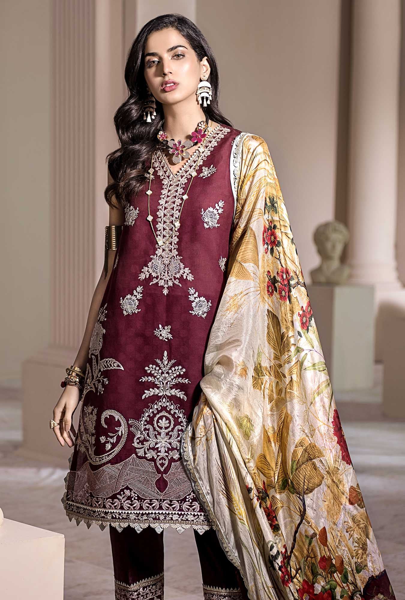 Sillage-D8-B | Noor by Saadia Asad | Luxury Lawn'20