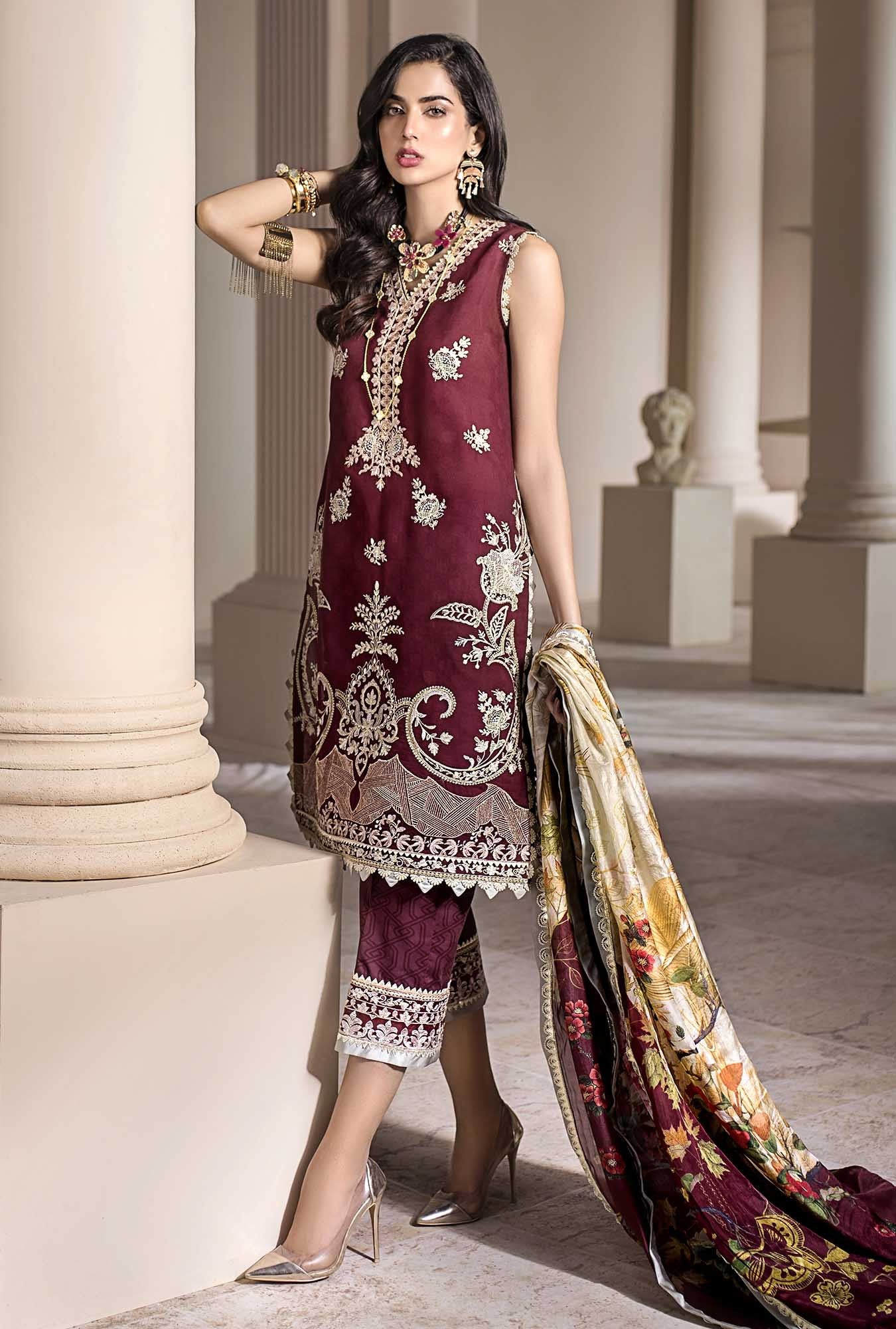 Sillage-D8-B | Noor by Saadia Asad | Luxury Lawn'20
