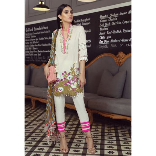 Muzlin 10A - Floratina (3 Piece Lawn) by Sana Safinaz