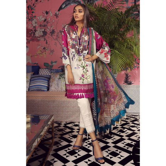 Muzlin 3B- Solferino (3 Piece Lawn) by Sana Safinaz