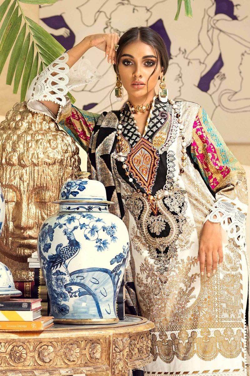 M203-13B-CO | Sana Safinaz | Muzlin Winter'20