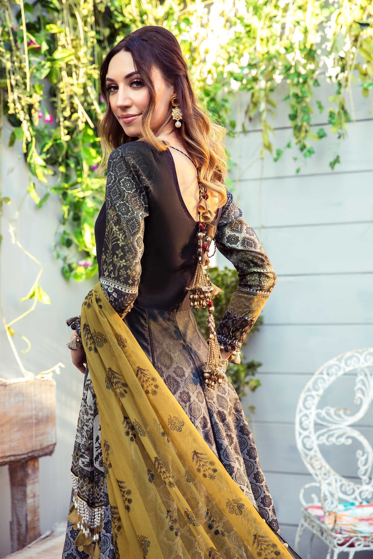 MPT-1001-B | Maria B | M.Prints | Unstitched Fabrics | Spring/Summer '21