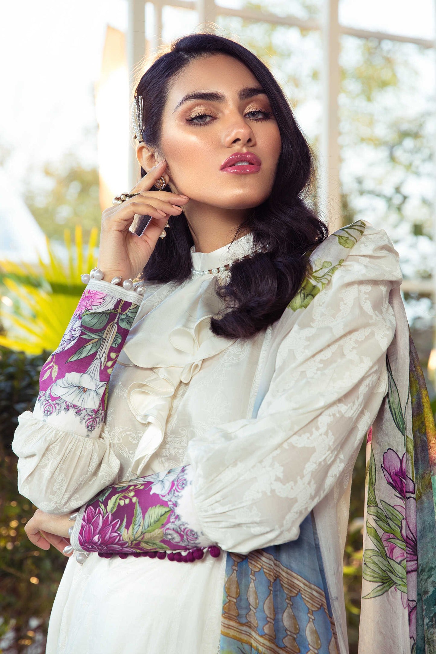 MPT-1003-A | Maria B | M.Prints | Unstitched Fabrics | Spring/Summer '21