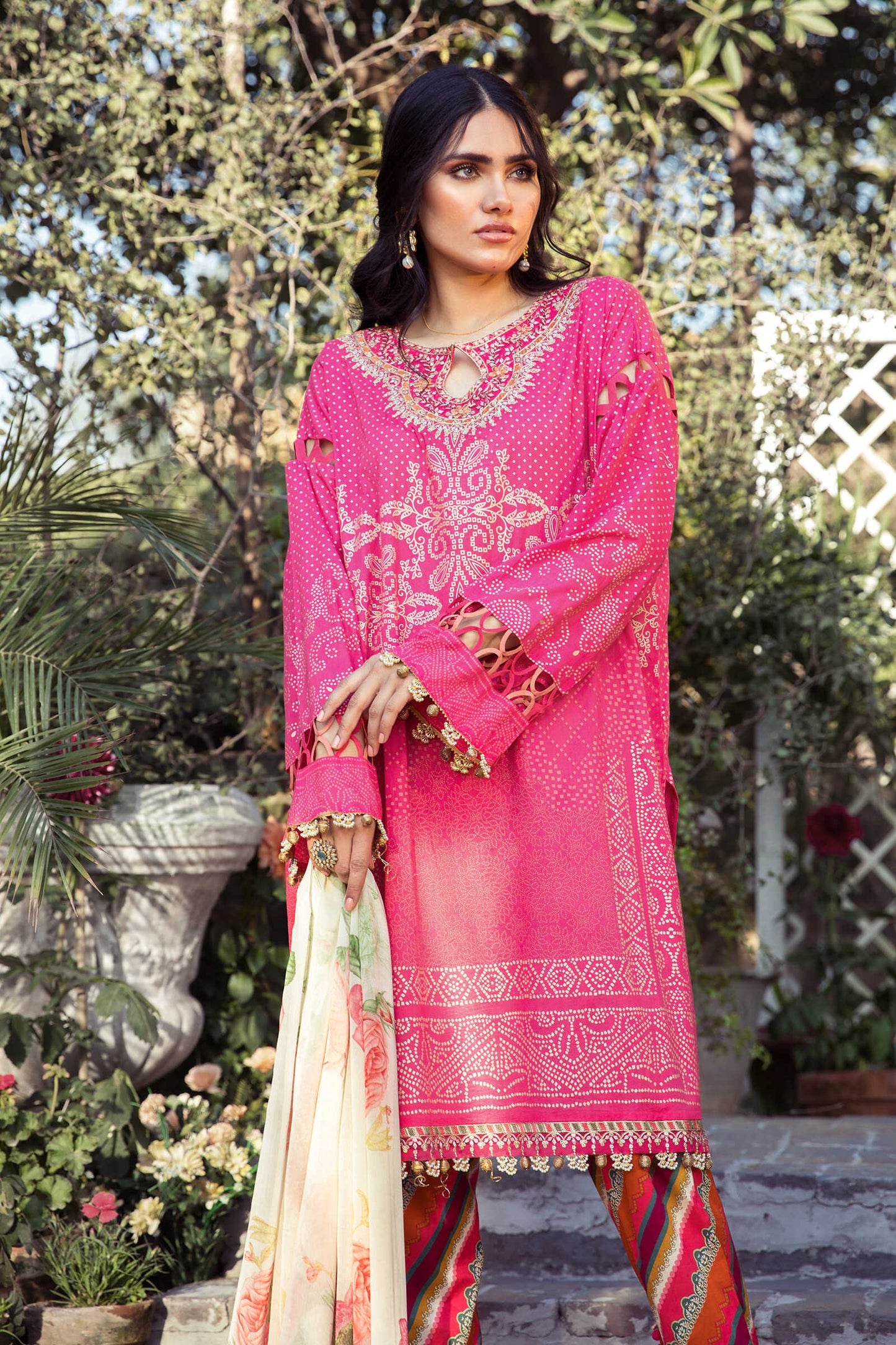 MPT-1004-B | Maria B | M.Prints | Unstitched Fabrics | Spring/Summer '21