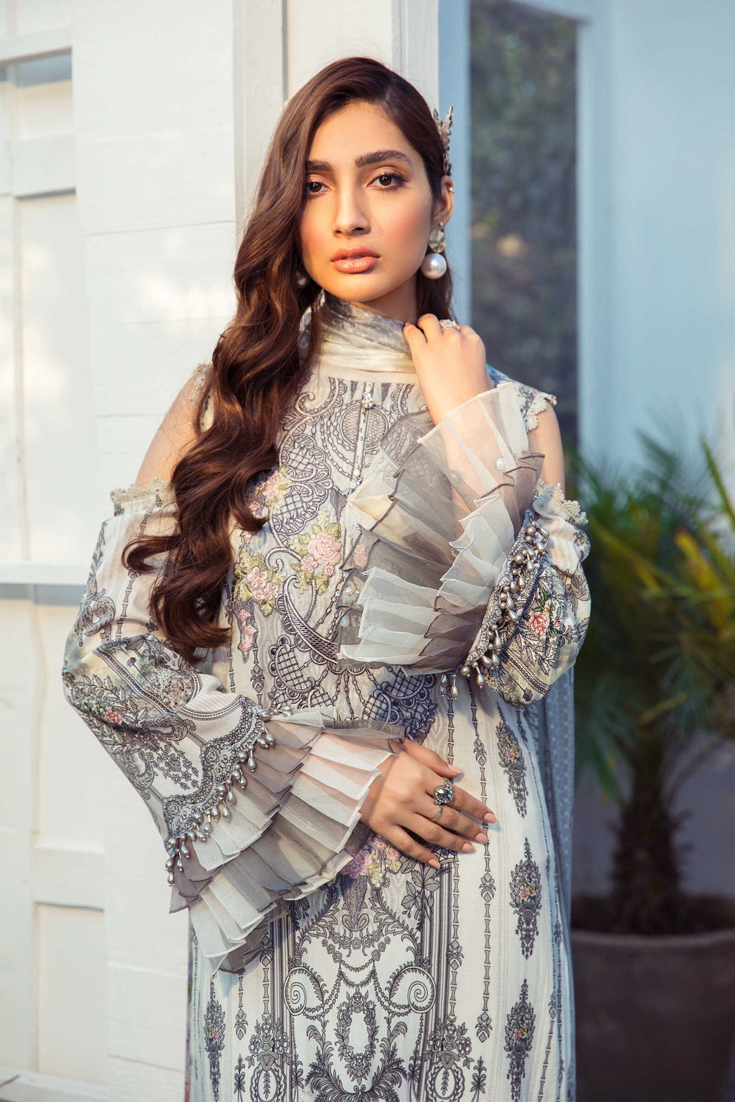 MPT-1005-B | Maria B | M.Prints | Unstitched Fabrics | Spring/Summer '21