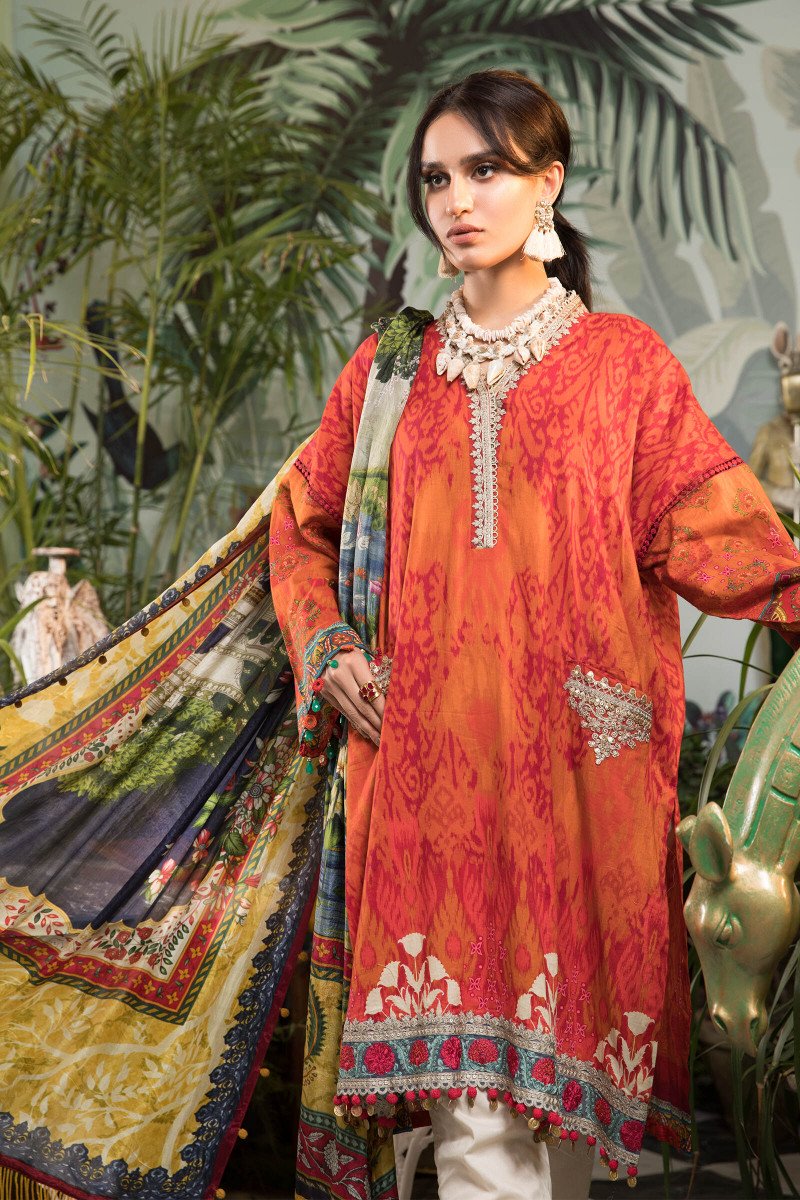 MPT-1104-B | Maria B  | Mprints Summer Festive Lawn'21