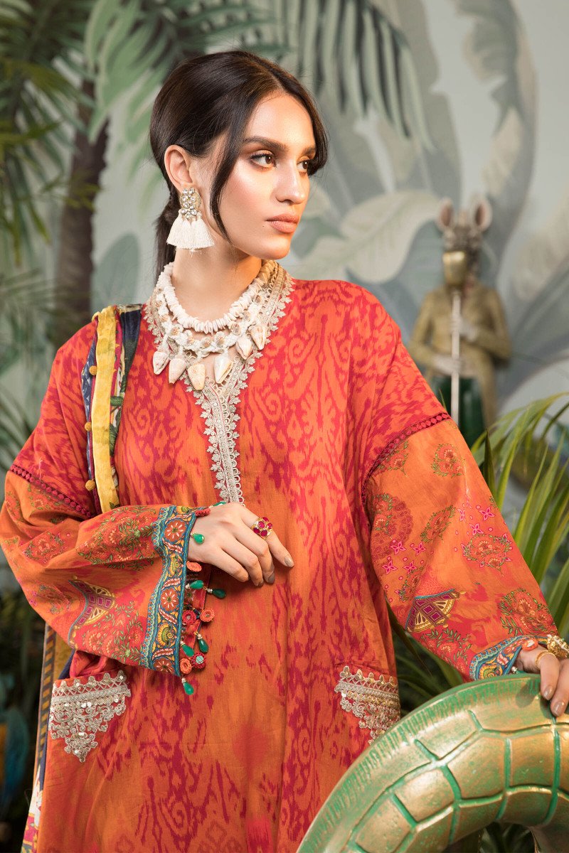 MPT-1104-B | Maria B  | Mprints Summer Festive Lawn'21