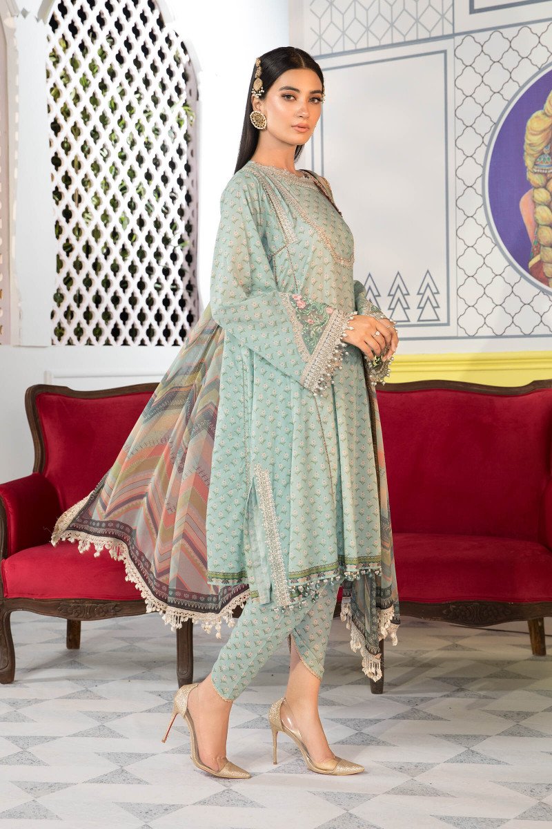 MPT-1109-A | Maria B  | Mprints Summer Festive Lawn'21