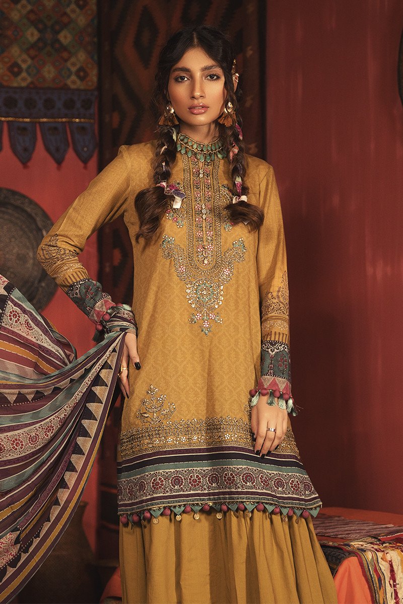 MPT-904-A | Maria B | M.Prints | Unstitched Fabrics | Fall/Winter 20