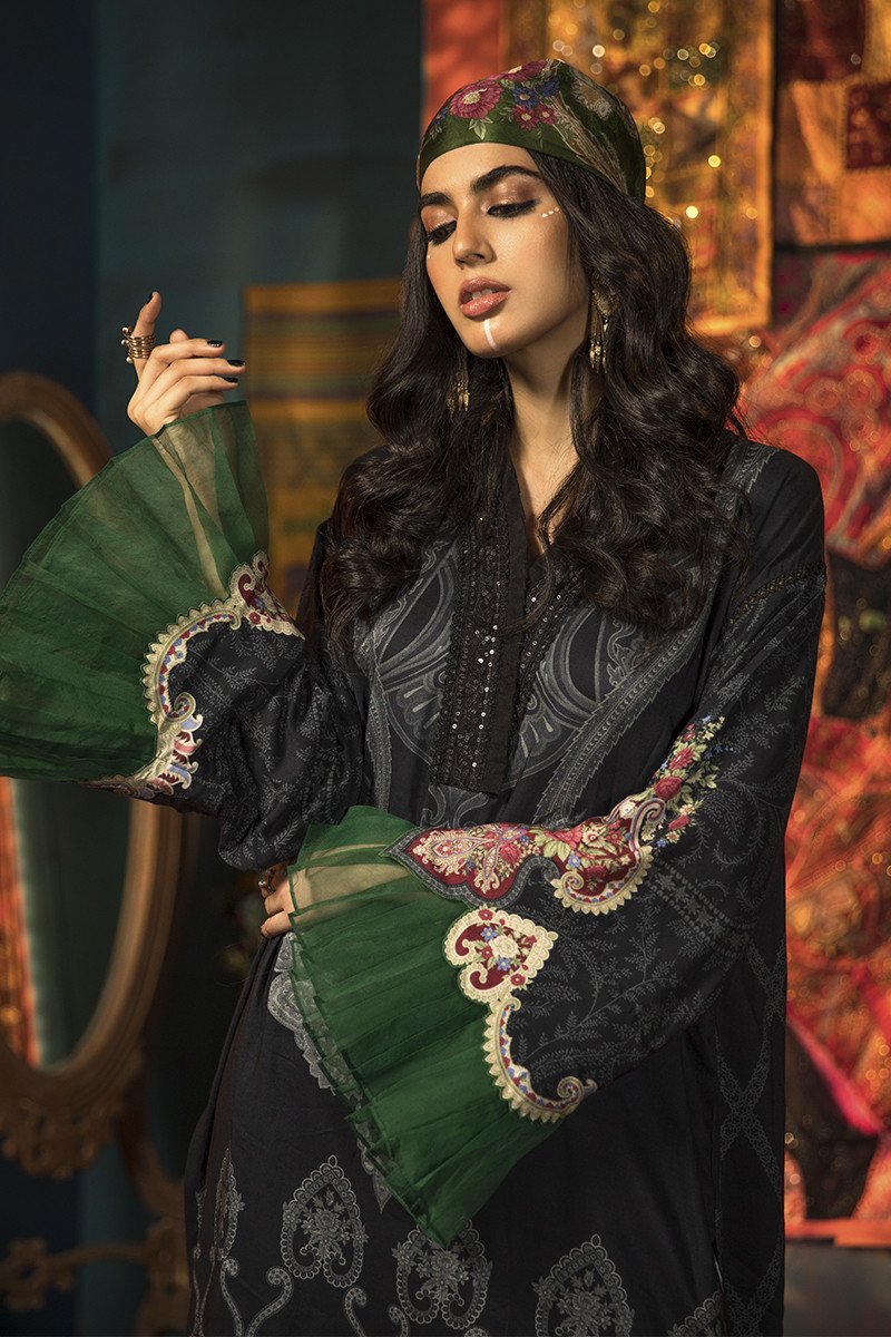 MPT-905-B | Maria B | M.Prints | Unstitched Fabrics | Fall/Winter 20