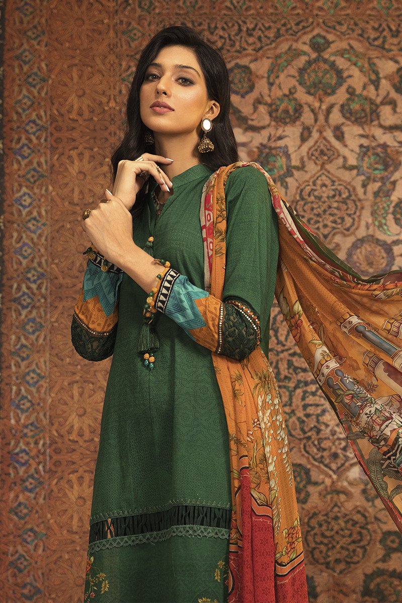 MPT-906-A | Maria B | M.Prints | Unstitched Fabrics | Fall/Winter 20