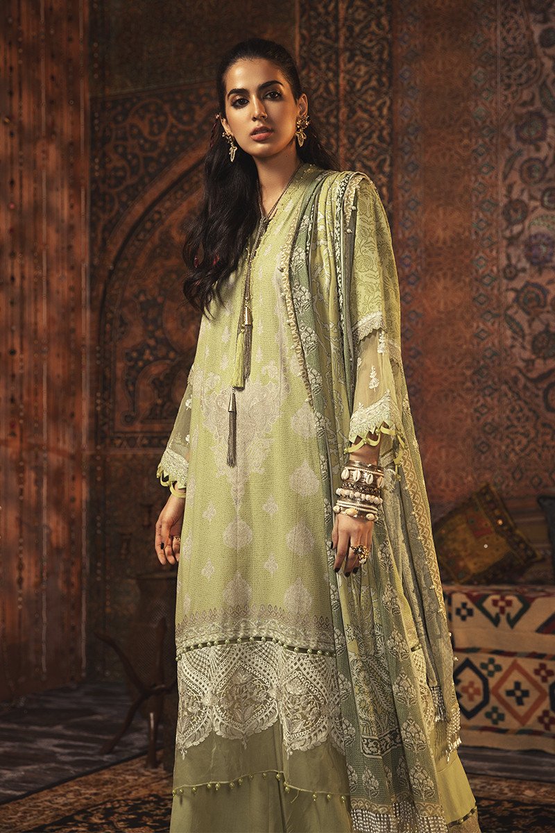 MPT-909-A | Maria B | M.Prints | Unstitched Fabrics | Fall/Winter 20