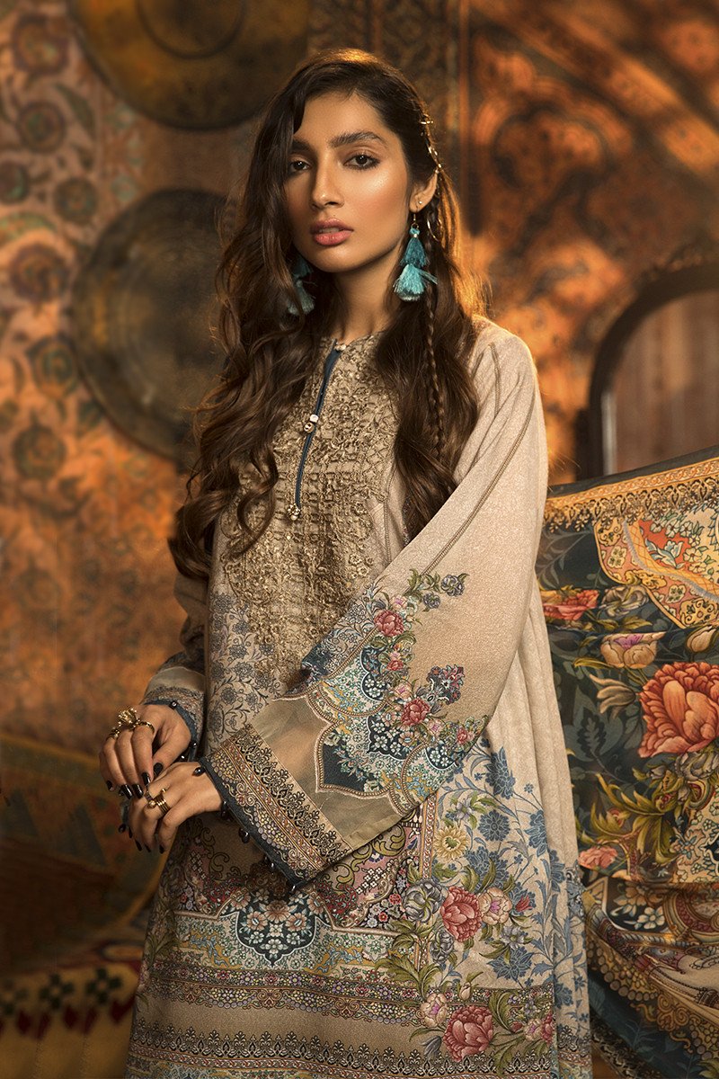 MPT-914-A | Maria B | M.Prints | Unstitched Fabrics | Fall/Winter 20
