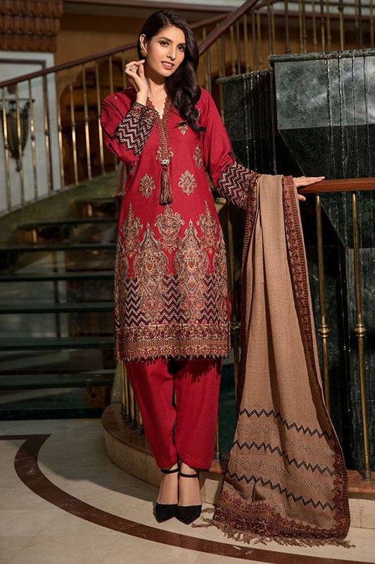 2369 Ethnic Chevron (Motifz Premium Embroidered Khaddar)