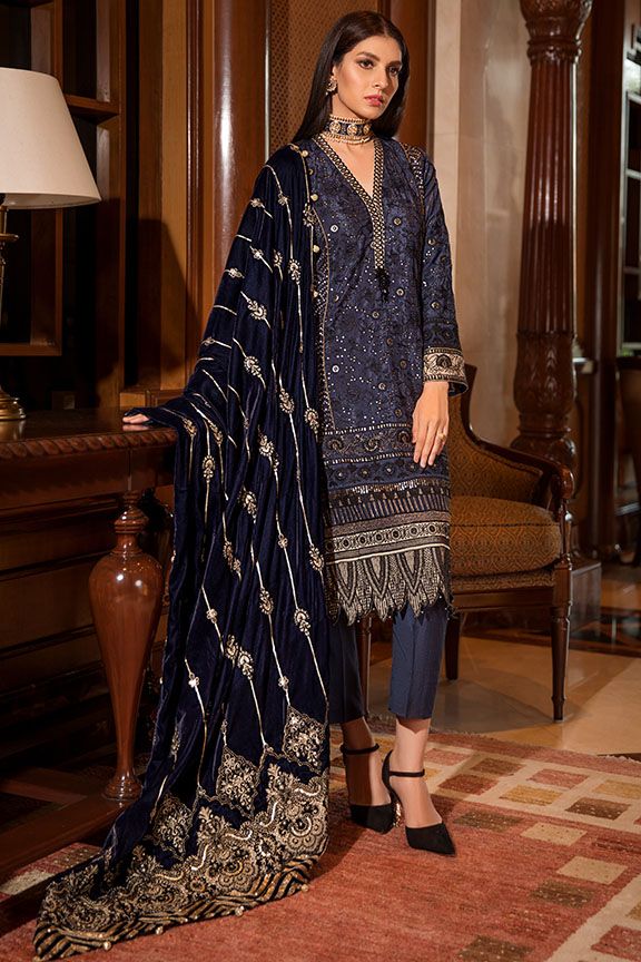 2377 Onyx Duske (Motifz Premium Embroidered Silk)