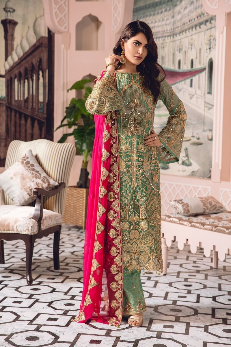 Castlined Lime FE-01 (Maryum N Maria - Freesia Collection)