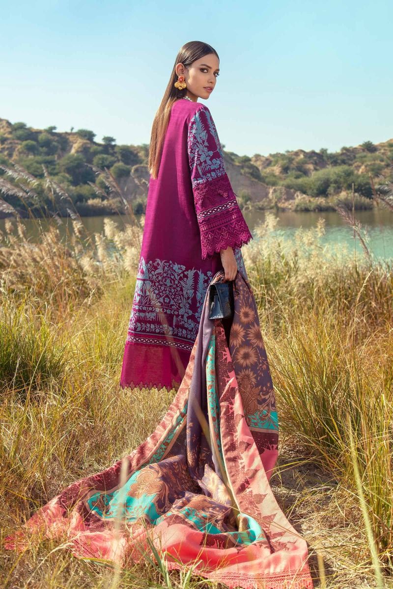 S201-001B-CP | Sana Safinaz | Winter Shawl Collection 20