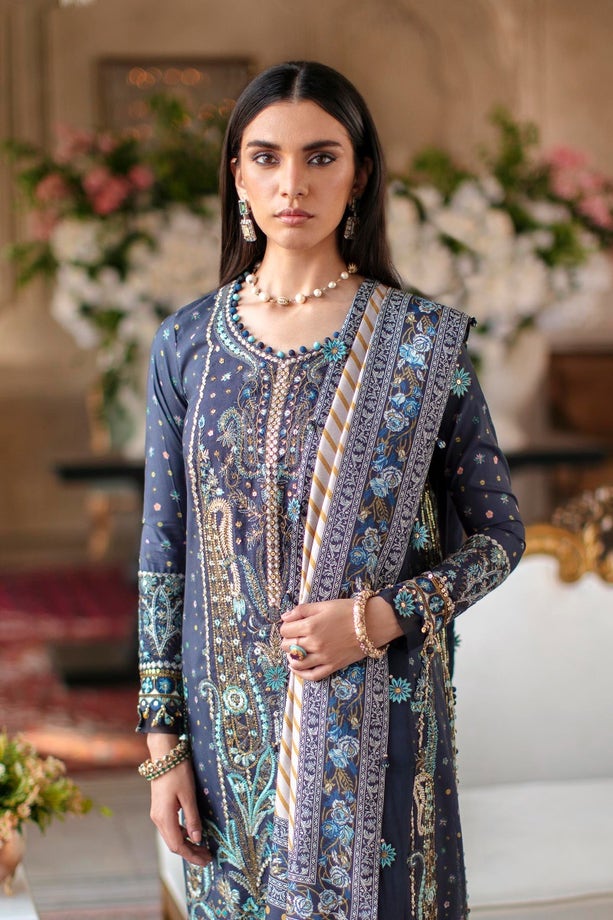 S221 - 008B - CP | Sana Safinaz | Winter Luxury Collection 2022