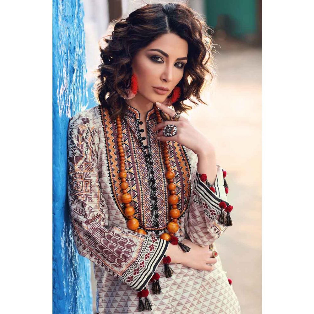 2 PC Lawn Shirt & Bottom GT-14 A