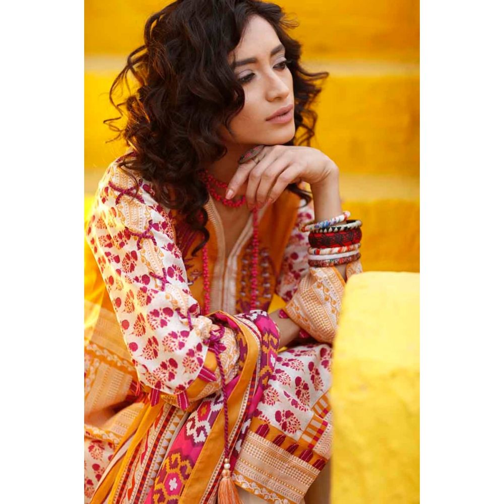 2 PC Lawn Shirt & Dupatta GT-13 A