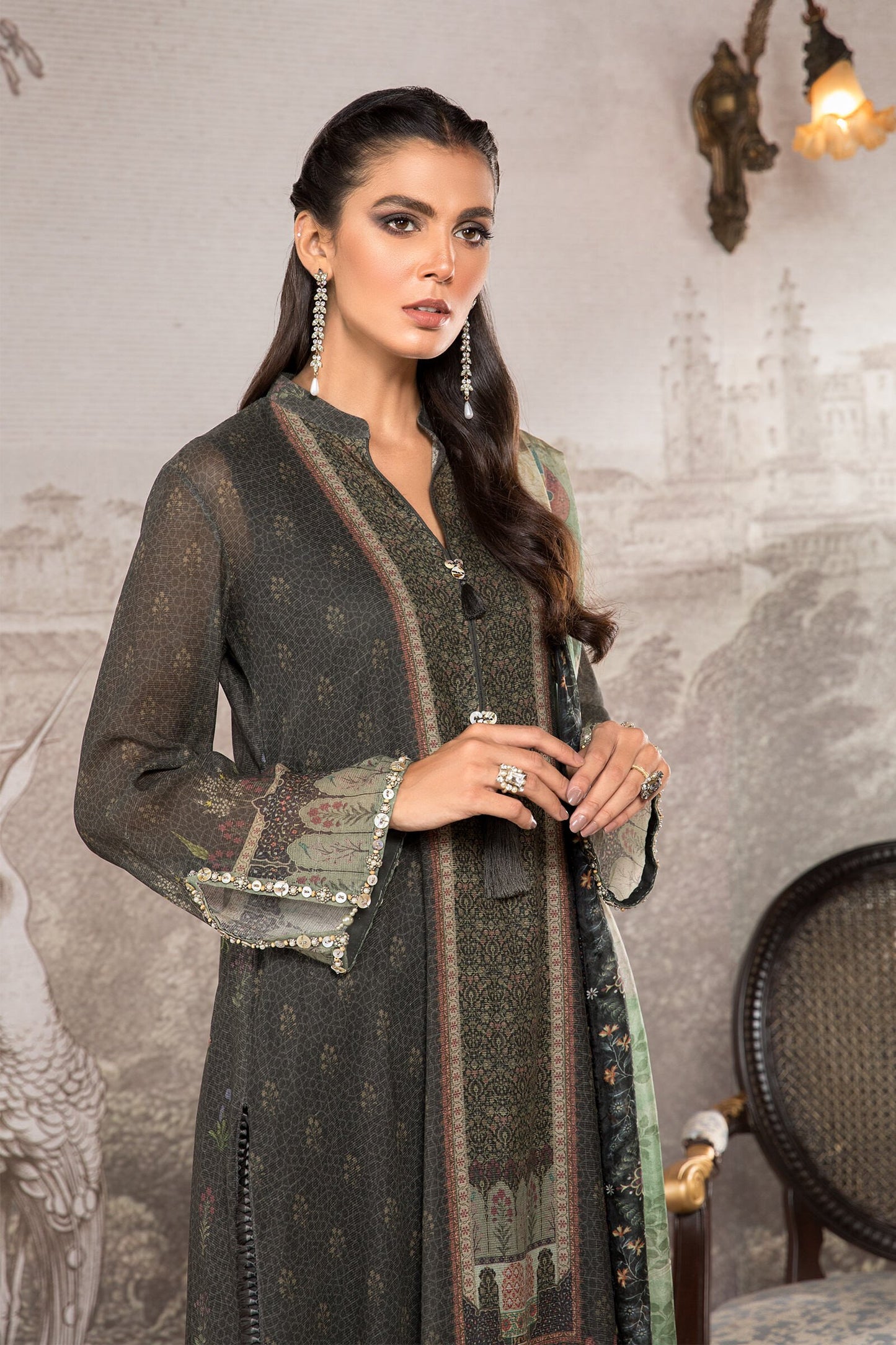 SN-102 | Maria.B. | Unstitched Silk Net Collection 2021