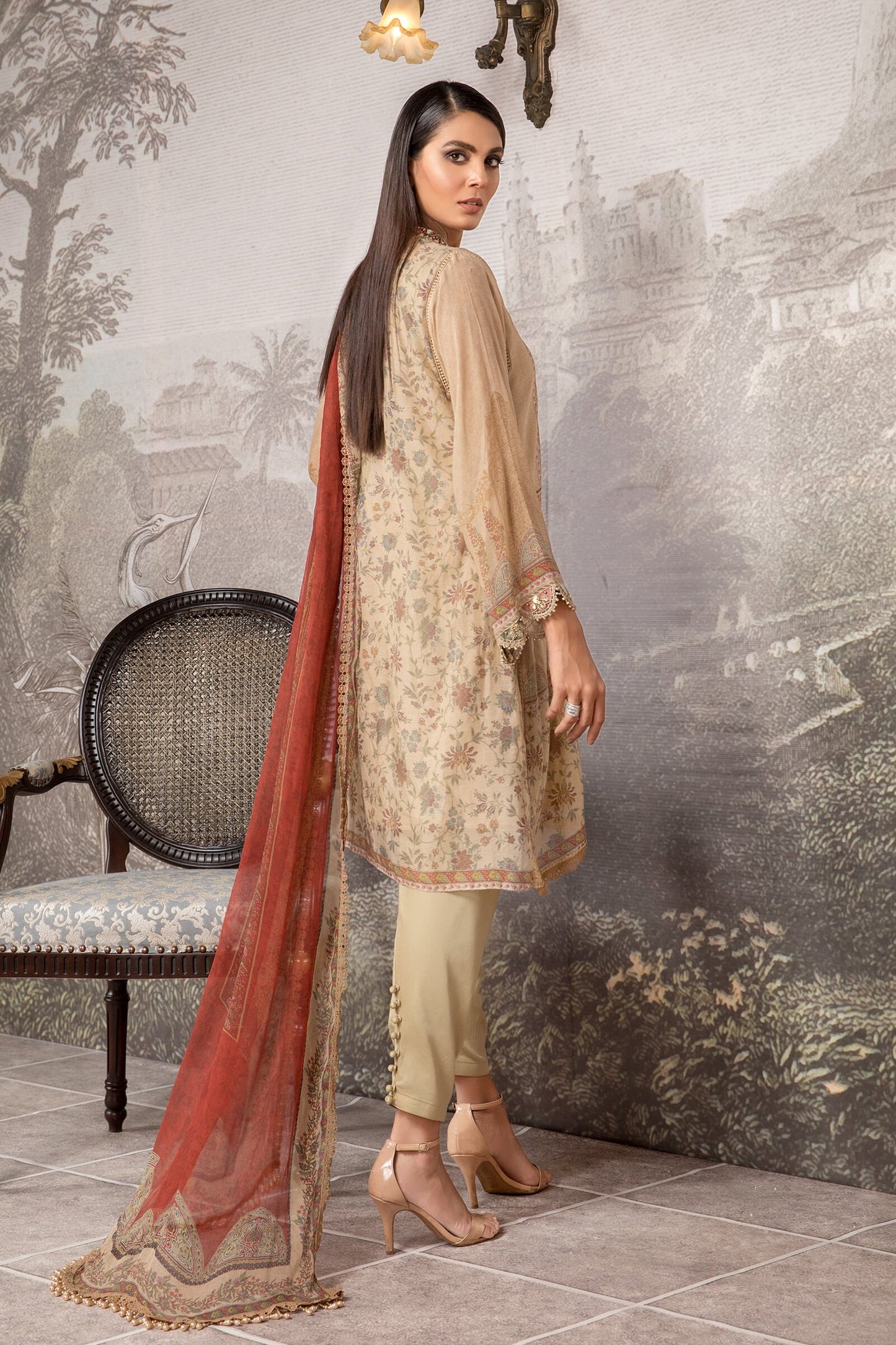 SN-103 | Maria.B. | Unstitched Silk Net Collection 2021