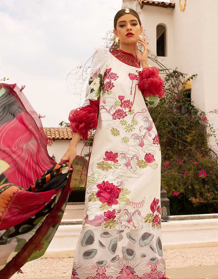 SS-101 | Rang Rasiya | Unstitched Luxury Lawn 2020
