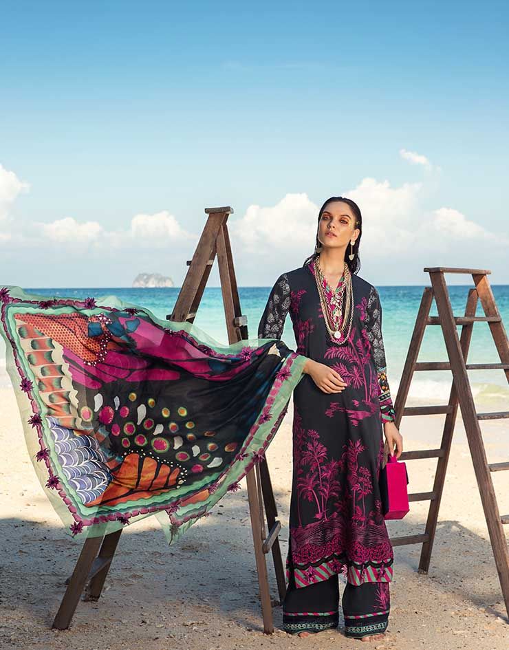SS-103 | Rang Rasiya | Unstitched Luxury Lawn 2020