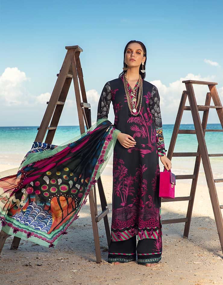 SS-103 | Rang Rasiya | Unstitched Luxury Lawn 2020