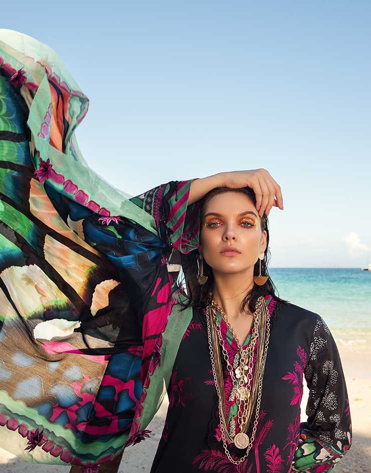 SS-103 | Rang Rasiya | Unstitched Luxury Lawn 2020
