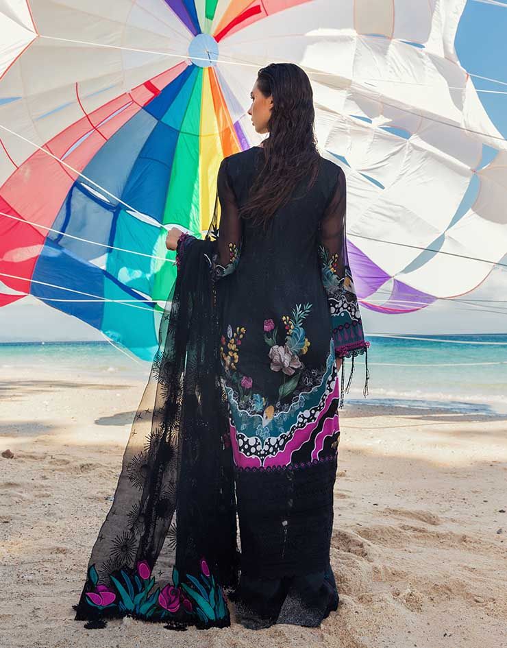 SS-109 | Rang Rasiya | Unstitched Luxury Lawn 2020