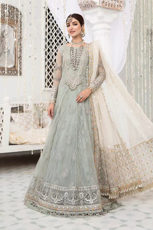 EL - 22 - 03 - Pista Green | Maria B | Eid Lawn Collection 2022