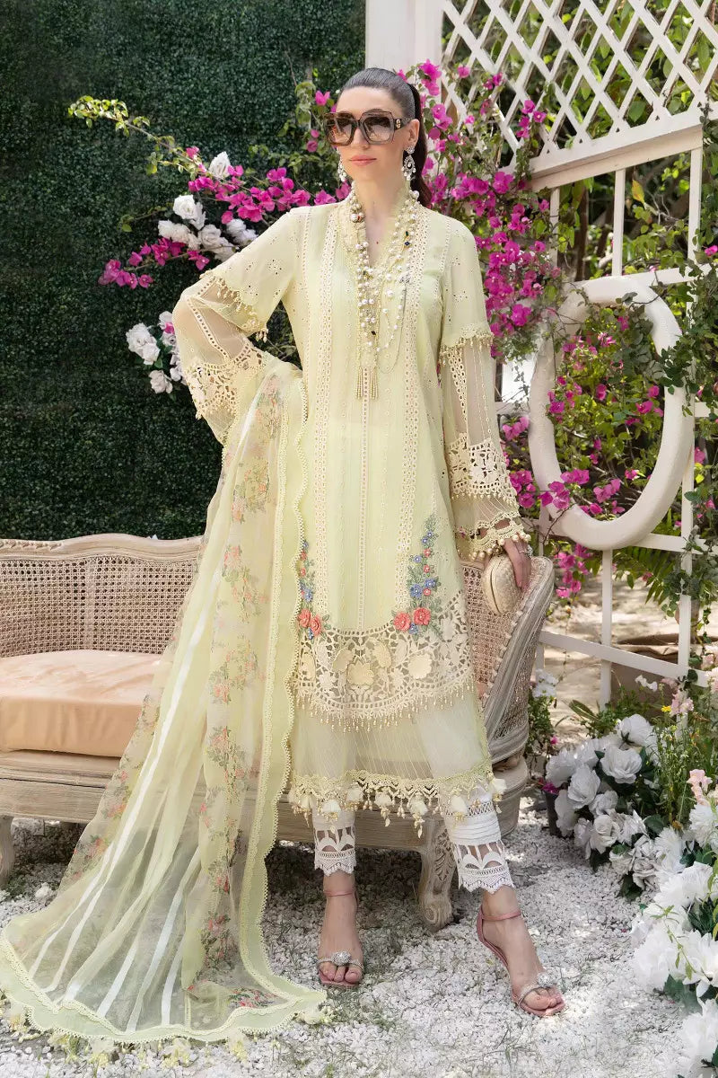 EL - 22 - 04 - Yellow | Maria B | Eid Lawn Collection 2022
