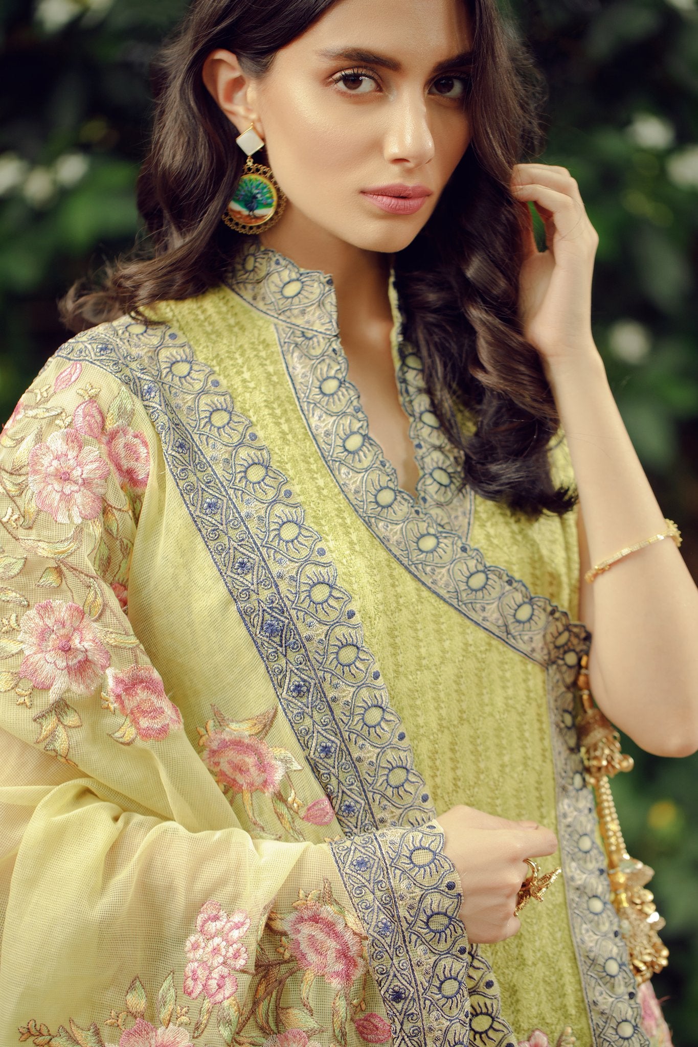 3B Lime Green - Zarqash Lawn 2019