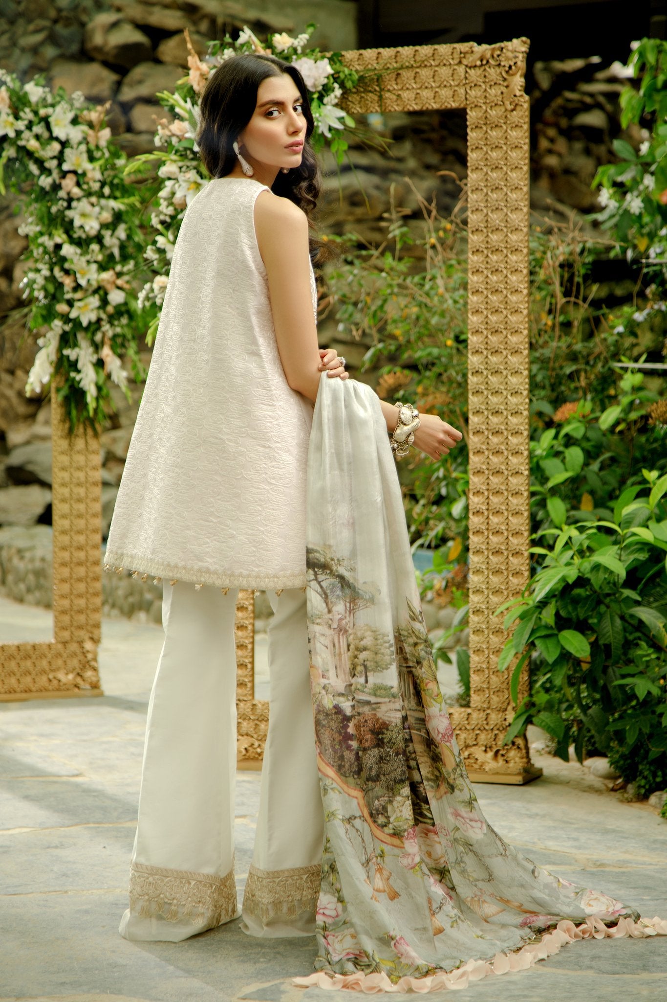 1B Pink Powder - Zarqash Lawn 2019