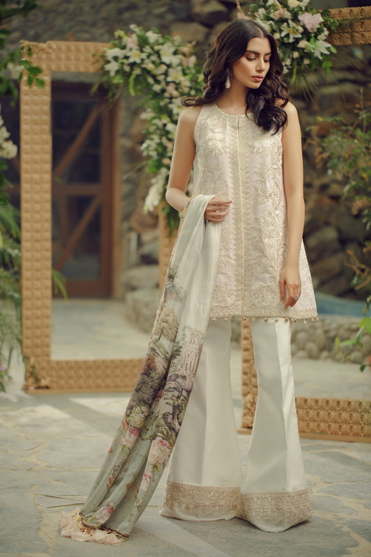 1B Pink Powder - Zarqash Lawn 2019