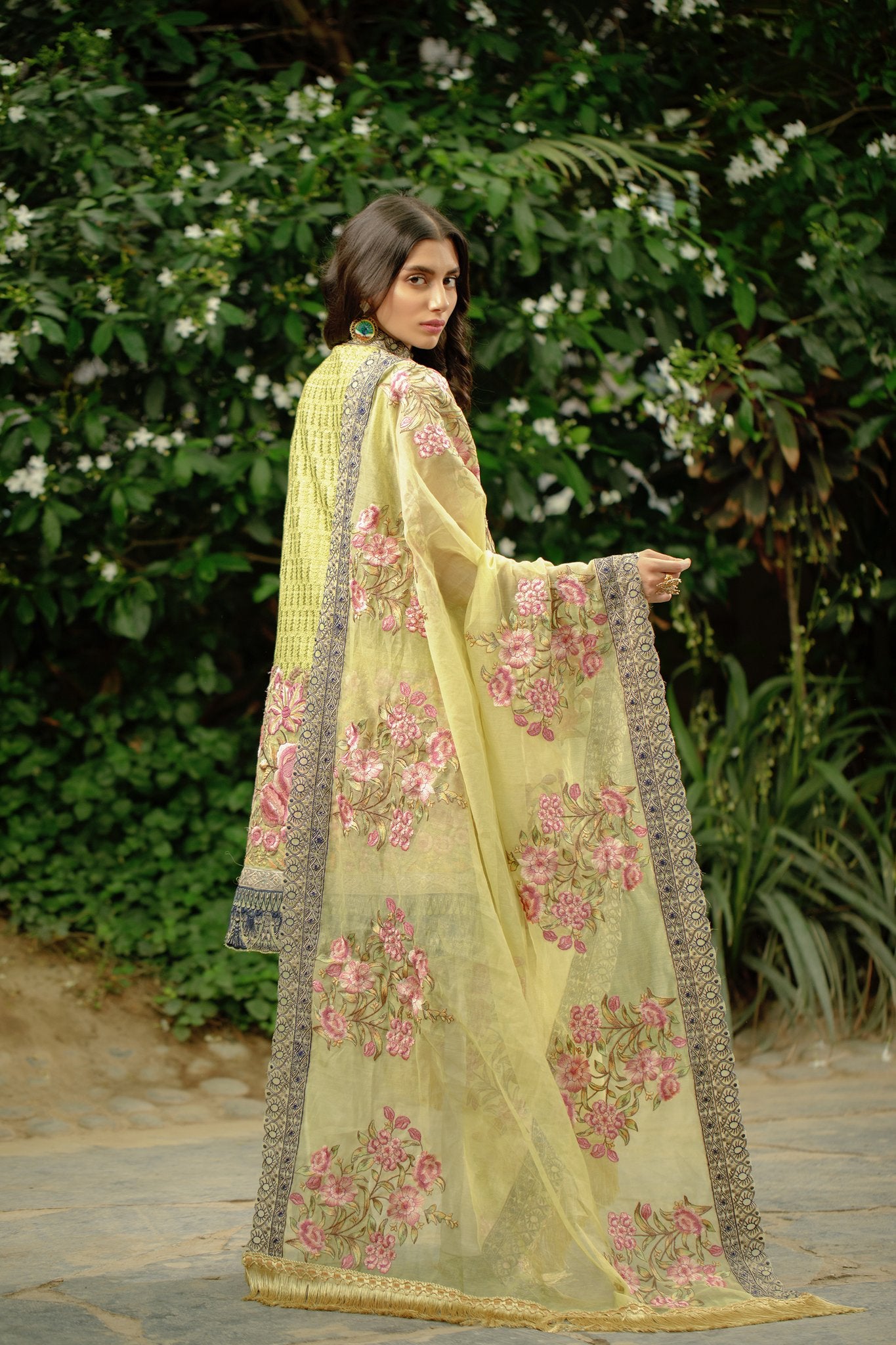 3B Lime Green - Zarqash Lawn 2019